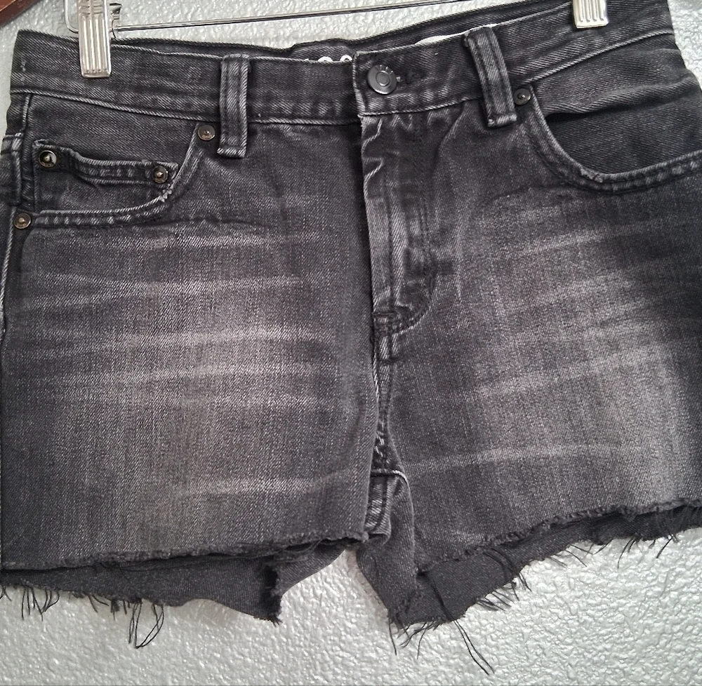 Gap Kids 1969 Black Cut Offs Size 14